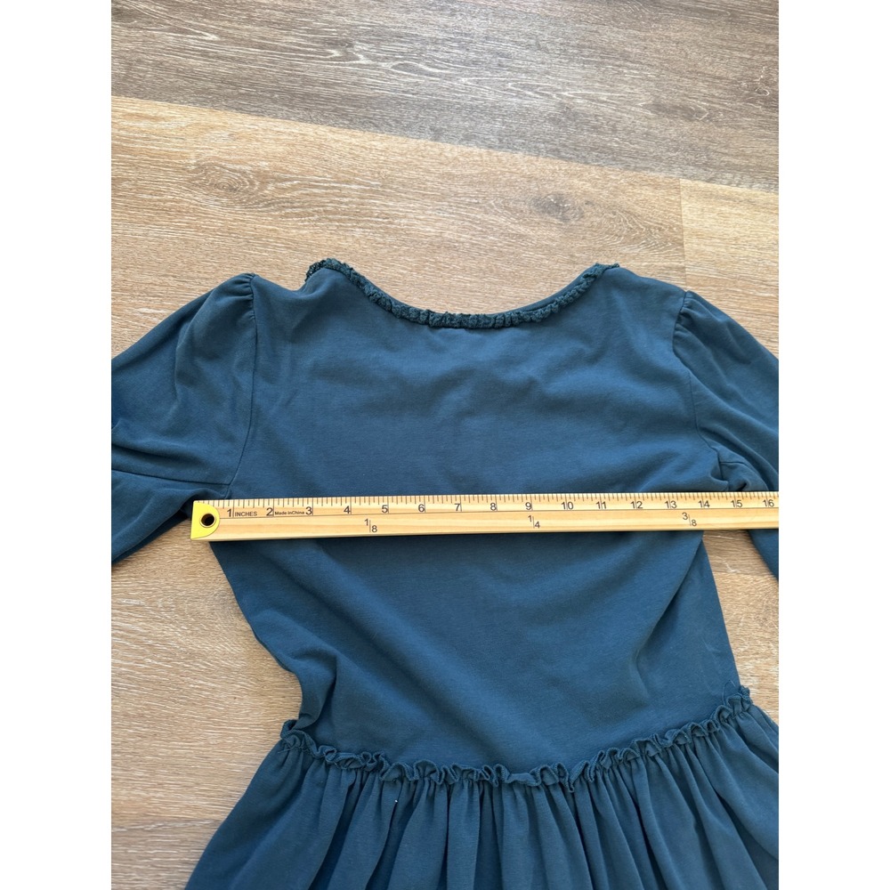 Matilda Jane Make Believe Hold the Key Teal Blue Crochet Lace Dress Womens XS - Picture 4 of 5
